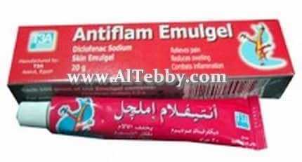 دواء drug أنتيفلام أملجيل Antiflam Emulgel
