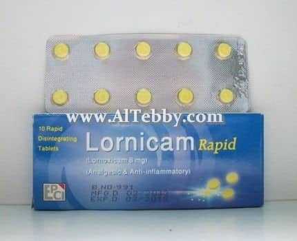 دواء drug لورنيكام رابيد Lornicam Rapid