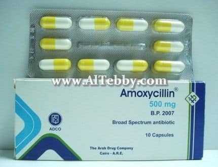 دواء drug أموكسيسيللين Amoxycillin