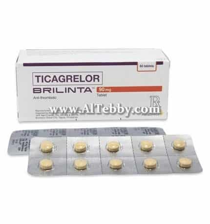 Brilinta film-coated tab 90 mg ادارة الغذاء والدواء توافق على استعمال اضافي لعقار تيكاجريلور Ticagrelor [دواء drug]