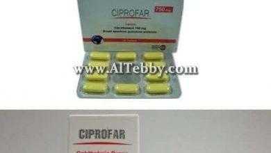 سيبروفار Ciprofar مضاد حيوي لالتهاب الأذن الخارجية