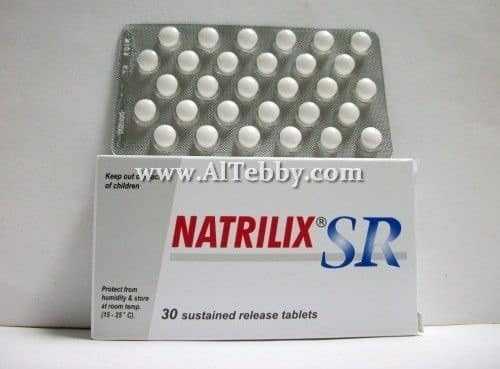 ناتريليكس إس آر Natrilix SR دواء drug