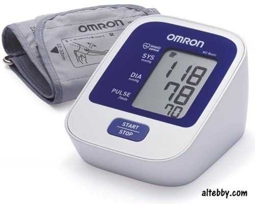 زر مراقبة سافانت  جهاز قياس ضغط الدم الديجيتال اومرون Omron الياباني - الدليل الطبي Altebby