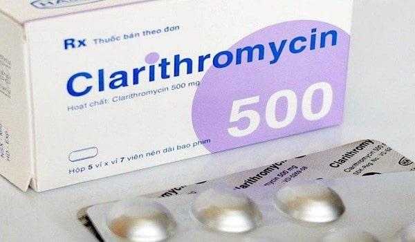 Clarithromycin cornorary heart disease