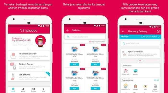 برنامج هالو-دوك Halodoc - Doctors, Medicines & Lab test لاستشارة الأطباء وطلب الأدوية والتحقق من نتائج الاختبارات المعملية