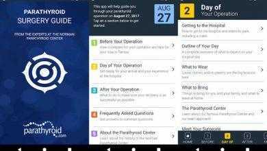 برنامج دليلك لجراحة الغدد الجار درقية - Parathyroid Surgery Guide