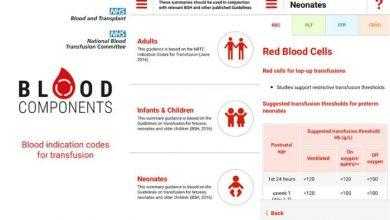 برنامج مكونات الدم - Blood Components
