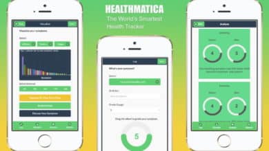 تطبيق Healthmatica –المعتمد على الذكاء الاصطناعي