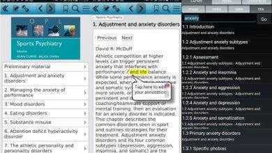 تطبيق كتاب الطب النفسي الرياضي - Sports Psychiatry