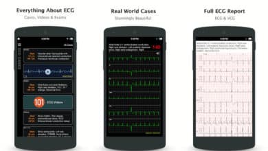 تطبيق ECG Pro - Cases & Compendiums لإتقان مخططات كهربية القلب