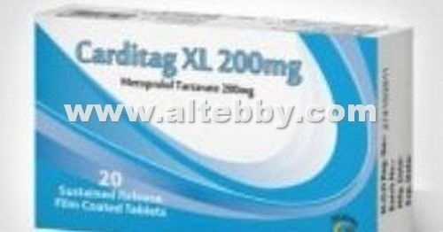 دواء drug كارديتاج إكس إل Carditag XL
