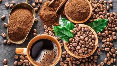 تناول القهوة