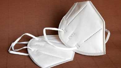 استخدام أقنعة الوجه من النوع KN-95