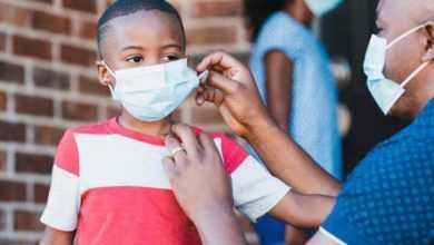 ارتداء الأطفال للكمامات الواقية