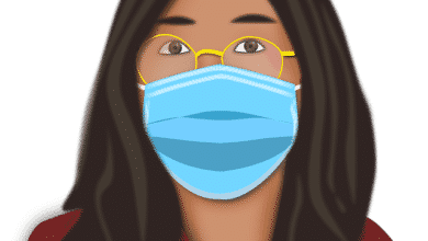 طريقة لبس الكمامة مع النظارة | النظارة الطبية والكمامة كيف يجتمعان