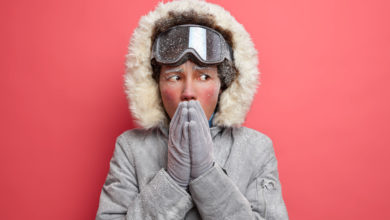 برودة الأطراف في الشتاء