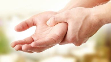 رعشة اليد عند التوتر